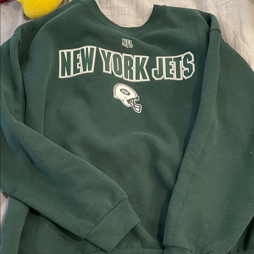 NFL New York Jets Dark Green Crewneck Sweater